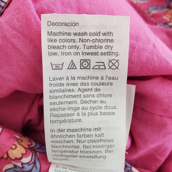 J Crew Womens Pink Floral Embroidered Tassel Romper Size 4 Long Sleeve Pockets - Picture 7 of 11